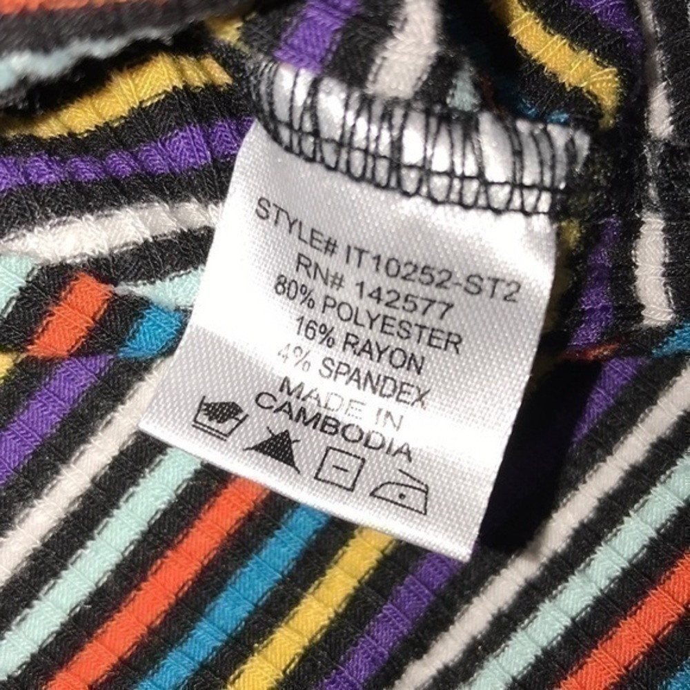 Iris Striped Ruffle Top - Picture 6 of 7